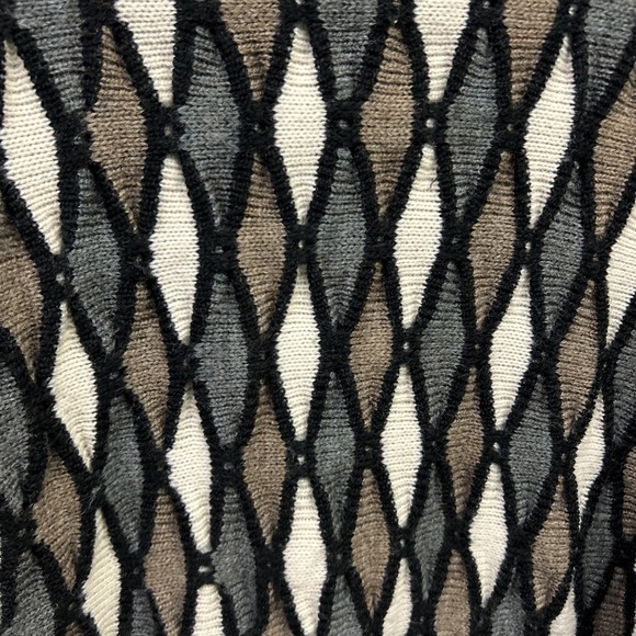 Vintage Le Tigre Sweater Mens Small 3D Knit Textured Wool Blend Cosby Granpacore - Picture 4 of 8